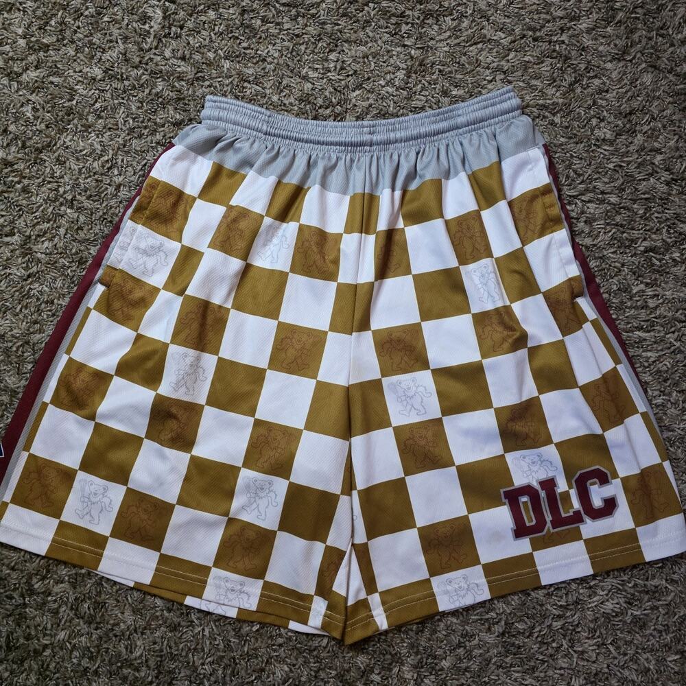 Denver Lacrosse DLC College Grateful Dead Gym Shorts Size Large